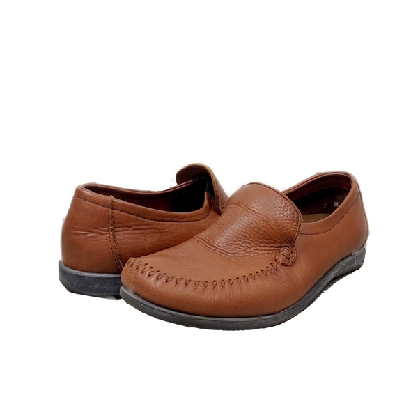 Dexter Shoes - EUC Dexter Womens 9 Soft Toffee Leather Driving Loafer Shoes